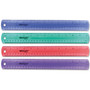 Westcott 12" Jewel Colored Ruler, Standard/Metric, Plastic View Product Image