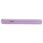 Westcott 12" Jewel Colored Ruler, Standard/Metric, Plastic (ACM12975) View Product Image