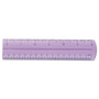 Westcott 12" Jewel Colored Ruler, Standard/Metric, Plastic (ACM12975) View Product Image