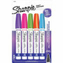 Sharpie Oil-Based Paint Marker - Medium Point - Medium Marker Point - Aqua, Orange, Lime Green, Pink, Purple Ink - Oil Based Product Image 