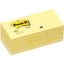 Post-it Notes Original Notepads - 1 3/8" Flag/Note Width x 1 7/8" Flag/Note Length - Rectangle - 100 Sheets per Pad - Unruled - Canary Yellow Product Image 