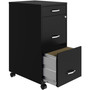 NuSparc Mobile File Cabinet - 14.2" Width x 18" Depth x 29.5" Height - (NPRVF318BMBK) Product Image 