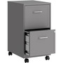 NuSparc Mobile File Cabinet - 14.2" Width x 18" Depth x 26.5" Height for File - (NPRVF218AMSR) View Product Image