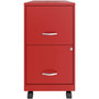 NuSparc Mobile File Cabinet - 14.2" Width x 18" Depth x 26.5" Height for File - (NPRVF218AMRD) View Product Image