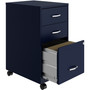 NuSparc 3-Drawer Organizer Metal File Cabinet - 14.2" Width x 18" Depth x 26.7" Height - (NPRVF318CMNY) View Product Image