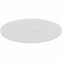 Lorell Hospitality/Conference Tabletop - x 1" Thickness x 36" Diameter - Band Edge - White Table Top - Sturdy - For Reception Area, Conference Table, Breakroom, Lobby, Meeting, Office Product Image 