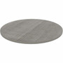Lorell Hospitality/Conference Tabletop - x 1" Thickness x 36" Diameter - Band Edge - Weathered Charcoal Table Top - Sturdy - For Reception Area, Conference Table, Breakroom, Lobby, Meeting, Office Product Image 