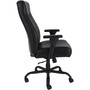 Lorell Big & Tall Executive High-Back Chair With Adjustable Arms - Black Seat Color - (LLR48846) View Product Image