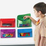 Learning Resources Magnetic Storage Pocket Set - 5.50" Height9.50" Length - Sturdy, Magnetic - Red Product Image 