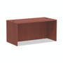 Alera Valencia Series Straight Front Desk Shell, 59.13" x 29.5" x 29.63", Medium Cherry View Product Image