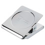 ACCO Square Magnetic Clip - Medium - 1.8" Length - 1" Size Capacity - Magnetic, Rust Resistant - Silver Product Image 