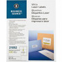 Business Source Bright White Premium-quality Address Labels - 3 1/3" Width x 4" Length - Permanent Adhesive - Rectangle - Laser, Inkjet - White - (BSN21052) Product Image 