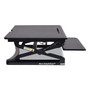 Alera AdaptivErgo Two-Tier Sit-Stand Lifting Workstation, 35.12" x 31.1" x 5.91" to 19.69", Black (ALEAEWR2B) View Product Image