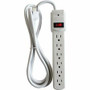 Compucessory 6-Outlet Strip Office Surge Protector - 6 x AC Power - 1080 J - 125 V AC Input - 125 V AC Output Product Image 