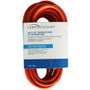 Compucessory Heavy-duty Indoor/Outdoor Extension Cord - 16 Gauge - 125 V AC / 13 A - Orange - 25 ft Cord Length Product Image 