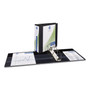 Avery Durable View Binder with DuraHinge and EZD Rings, 3 Rings, 4" Capacity, 11 x 8.5, Black, (9800) View Product Image