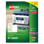 Avery Durable Permanent ID Labels with TrueBlock Technology, Laser Printers, 2 x 2.63, White, 15/Sheet, 50 Sheets/Pack View Product Image
