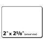 Avery Durable Permanent ID Labels with TrueBlock Technology, Laser Printers, 2 x 2.63, White, 15/Sheet, 50 Sheets/Pack View Product Image
