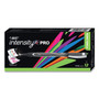 BIC Intensity Porous Point Pen, Stick, Fine 0.5 mm, Black Ink, Black Barrel, Dozen View Product Image