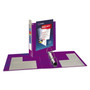 Avery Heavy-Duty View Binder with DuraHinge and One Touch EZD Rings, 3 Rings, 2" Capacity, 11 x 8.5, Purple (AVE79777) View Product Image
