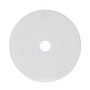 Boardwalk Polishing Floor Pads, 19" Diameter, White, 5/Carton View Product Image