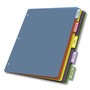 Cardinal Poly Index Dividers, 5-Tab, 11 x 8.5, Assorted, 4 Sets View Product Image
