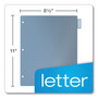 Cardinal Poly Index Dividers, 5-Tab, 11 x 8.5, Assorted, 4 Sets View Product Image