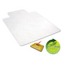 Alera All Day Use Non-Studded Chair Mat for Hard Floors, 45 x 53, Wide Lipped, Clear View Product Image