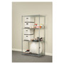 Alera NSF Certified Industrial Four-Shelf Wire Shelving Kit, 36w x 24d x 72h, Silver View Product Image