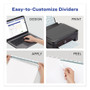 Avery Print and Apply Index Maker Clear Label Dividers, 12-Tab, White Tabs, 11 x 8.5, White, 1 Set View Product Image