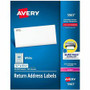 Avery Easy Peel Mailing Laser Labels - 1/2" Width x 1 3/4" Length - Permanent Adhesive - Rectangle - Laser - Matte Product Image 