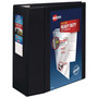 Avery Heavy-Duty View Binder with DuraHinge and Locking One Touch EZD Rings, 3 Rings, 5" Capacity, 11 x 8.5, Black View Product Image