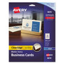 Avery True Print Clean Edge Business Cards, Inkjet, 2 x 3.5, Ivory, 200 Cards, 10 Cards Sheet, 20 Sheets/Pack (AVE8876) View Product Image