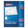 Avery White Shipping Labels-Bulk Packs, Inkjet/Laser Printers, 3.5 x 5, White, 4/Sheet, 250 Sheets/Box View Product Image