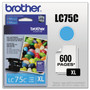 Brother Innobella LC75C Original Inkjet Ink Cartridge - Cyan - 1 Each Product Image 
