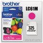 Brother Innobella LC61M Standard Yield Inkjet Ink Cartridge - Magenta - 1 Each Product Image 