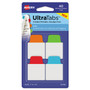 Avery Ultra Tabs Repositionable Tabs, Mini Tabs: 1" x 1.5", 1/5-Cut, Assorted Colors, 40/Pack Product Image 