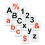 MasterVision Interchangeable Magnetic Board Accessories, Letters, Black, 0,75"h View Product Image