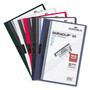 Durable DuraClip Report Cover, Clip Fastener, 8.5 x 11 , Clear/Red, 25/Box View Product Image