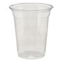 Dixie Clear Plastic PETE Cups, 12 oz, 25/Sleeve, 20 Sleeves/Carton (DXECPET12DX) View Product Image