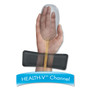 Fellowes Ergonomic Memory Foam Wrist Support with Attached Mouse Pad, 8.25 x 9.87, Black View Product Image