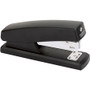 Business Source Half-strip Stapler - Staples Upto 20 Sheet - Holds Upto 105 Staple - Half Strip - Black - Plastic Product Image 