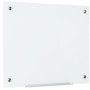 MasterVision Magnetic Glass Dry Erase Board - 48" (4 ft) Width x 96" (8 ft) Height - White Glass Surface - Rectangle - Horizontal/Vertical - Magnetic Product Image 