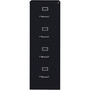 Lorell Fortress Series 26-1/2" Commercial-Grade Vertical File Cabinet - 18" Width x 26.5" Depth x 52" Height - (LLR60198) View Product Image