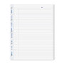 Blueline MiracleBind Notebook Refill Pages - 50 Sheets - 100 Pages - Ruled Margin - 9 1/4" x 7 1/4" Sheet Size - White Paper Product Image 