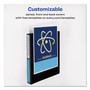 Avery Mini Size Durable View Binder with Round Rings, 3 Rings, 1" Capacity, 8.5 x 5.5, Black View Product Image