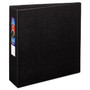 Avery Heavy-Duty Non-View Binder with DuraHinge and Locking One Touch EZD Rings, 3 Rings, 3" Capacity, 11 x 8.5, Black (AVE79983) View Product Image