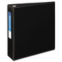 Avery Heavy-Duty Non-View Binder with DuraHinge and Locking One Touch EZD Rings, 3 Rings, 3" Capacity, 11 x 8.5, Black (AVE79983) View Product Image