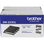 Brother DR223CL Drum Unit, 18,000 Page-Yield, Black/Cyan/Magenta/Yellow View Product Image