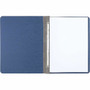 ACCO Letter Recycled Report Cover - 3" Folder Capacity - 8 1/2" x 11" - 20 pt. - Dark Blue - 30% Recycled Product Image 